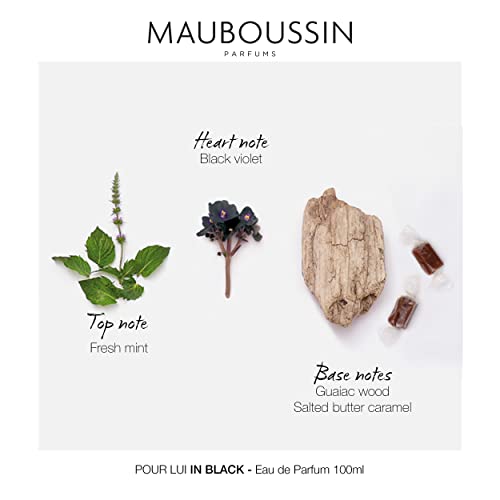 Mauboussin 013-1 Pour Lui In Black 100Ml (3.3 Fl Oz) - Eau De Parfum For Men - Woody & Oriental Scents thumb #3