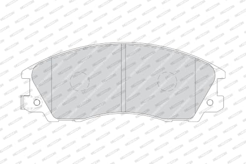 FERODO Plaquettes de freins Avant avec indicateur d'usure sans accessoires FDB1670 Compatible avec HYUNDAI TERRACAN HP – vue 2