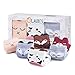 OLABB Toddler Socks Anti Slip Baby Kids Animal Crew Socks Non-Skid 6 Pairs Gift Set