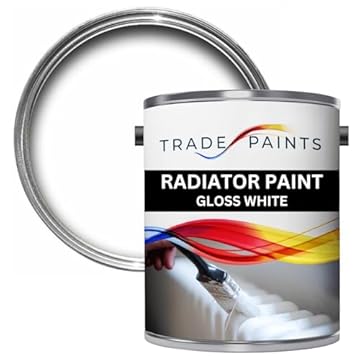Radiator Paint White 1 Litre Gloss