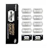 100Pcs, Double Edge Safety Razor Blades, Premium...