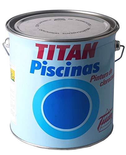Titan Piscinas al Clorocaucho 4 L - Azul 1370