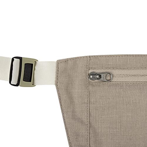 Tatonka Skin Moneybelt - Flache und leichte Bauchtasche mit Zwei Fächern 2 unauffälligen Tragen unter der Kleidung (macciato)