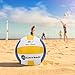 Pilipane Outdoor Recreational Volleyball, Game Volleyballs, PU Volleyball Premium Soft Touch, Avoid Explosion, Ideal for Training and Competition (Gold)