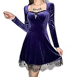 ✿ Vestido de noche elegante para bodas y fiestas de noche de manga larga y elegante para bodas, tallas grandes, vestido de noche elegante para bodas y noche, color verde 