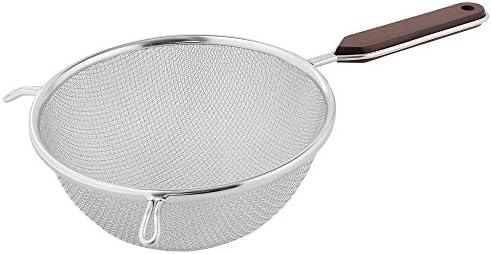 １着でも送料無料 厨房館 漉し器 スープ おすすめ 濾し器 ストレーナー キッチン 人気 メッシュ こし器 使いやすい 調理器具 業務用 cm 8インチ シングル ストレーナー ローズ柄 まとめ買い10個セット品 M その他の調理器具