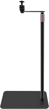 Adjustable Height Projector Stand, 360  Swivel Home Theatre Mount with Heavy Duty Base, Carbon Steel Construction, Black for Office Classroom Home Cinema