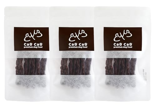 [WORLD WIDE Style]Cao Cao エゾ鹿肉100%スティック ジャーキー 75g (25g×3袋) ジャーキー ペットフード