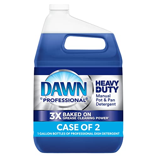 Dawn Professional Heavy Duty Manual Pot And Pan Dish Soap Detergent, 1 Gallon (Case Of 2) #TOP1