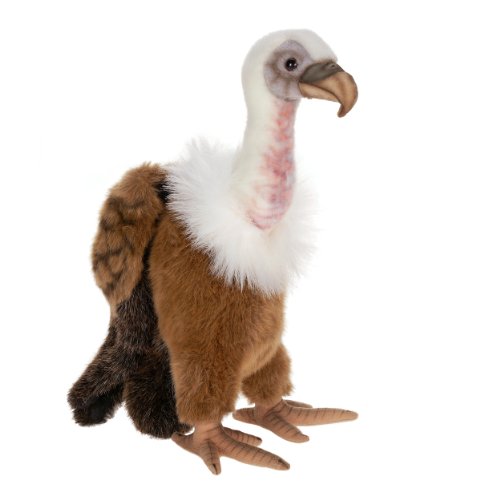 Vautour peluche Hansa 34cm cadeau insolite pour passionné d'ornithologie