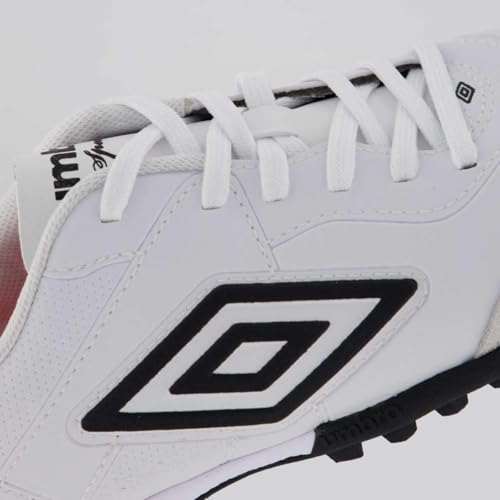 Chuteira Society Umbro Speciali Classic,Branco/Preto/Laranja,43