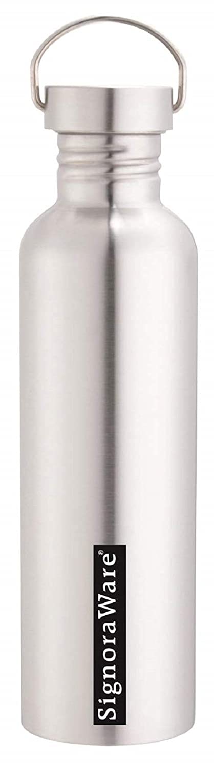 See full amazon price history chart for SIGNORA WARE Mac Stainless Steel Water Bottle With Lid Ring / Single Walled Light Weight Portable / Spill Leak Proof Wide Mouth / Food Grade Bpa Free(750Ml Silver) SIGNORA WARE Mac Stainless Steel Water Bottle With Lid Ring / Single Walled Light Weight Portable / Spill Leak Proof Wide Mouth / Food Grade Bpa Free(750Ml Silver) (B07MXZ4KDM) Amazon Price History, Amazon Price Tracker