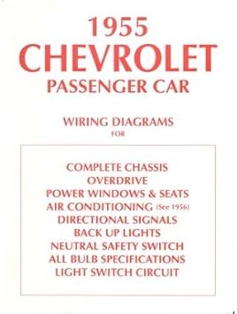 1955 CHEVROLET BELAIRE CAPRICE IMPALA Wiring Diagrams