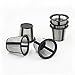 WOTW Reusable Coffee Filter Set Replacement Filter for Keurig My style Filter Housing Fits B30 B40 B50 B60 B70 Series (Design3)