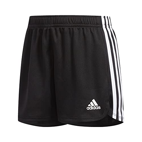 Adidas Mädchen 3-Stripes Mesh Shorts Schwarz
