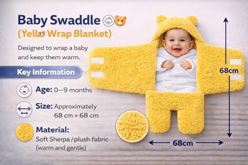 Image of BRANDONN Baby Blanket Newborn Carry Nest | Soft & Breathable Lounger for Newborn | Portable Bedding for Supervised Rest & Travel | Lightweight Infant (0-9 Months)