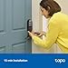 Tapo Smart Wi-Fi Deadbolt Door Lock – Keyless Tactile Buttons, Customized Access with in-App Monitoring, Auto-Lock, IP54 Weatherproof, BHMA Grade 3, Compatible with Standard Door Sizes, Tapo DL100