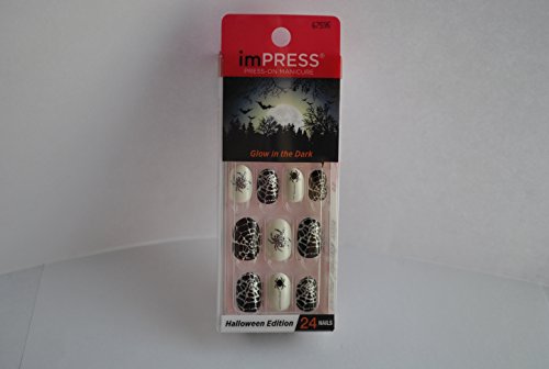 Impress Press-on Manicure Glow in the Dark Halloween Edition Nails - So Bootiful