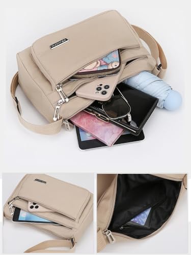 Bolso cruzado para mujer y hombre, múltiples bolsillos miniatura 5