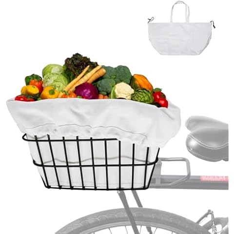 MATTISAM Bike Basket Liner Bag, Bicycle Basket Liner, Basket Lining Interlining Lined Sleeve Cover