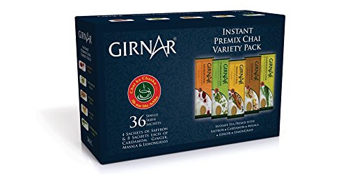 Chai Premix Girnar lot de 36 sachets de thé indien instantané de qualité