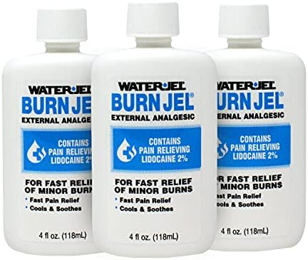 Water Jel Burn Jel Minor Burn Relief Gel Squeeze Bottle 4 oz - 3 Count