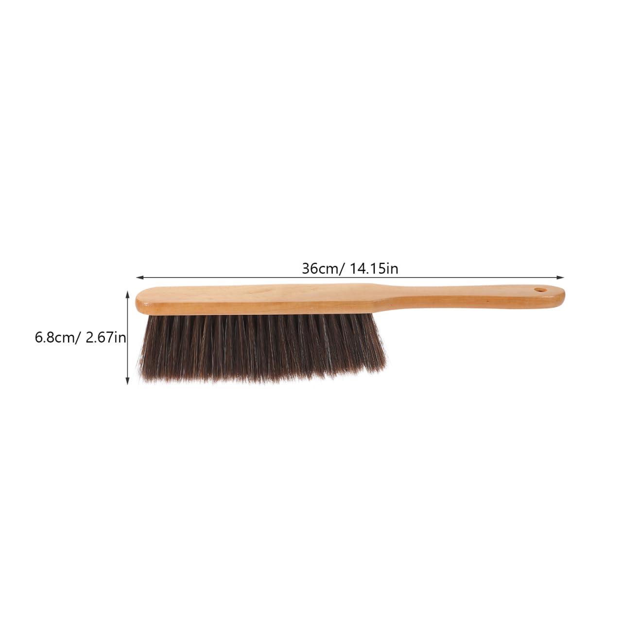 Alipis Set 2 Spazzole Pulizia Casa E Letto Con Manico in Legno Spazzola a Mano Multiuso Per Rimuovere Polvere Da Divani Finestre E Fessure Setole Morbide Dimensioni 14X2.7X1.4 Pollici
