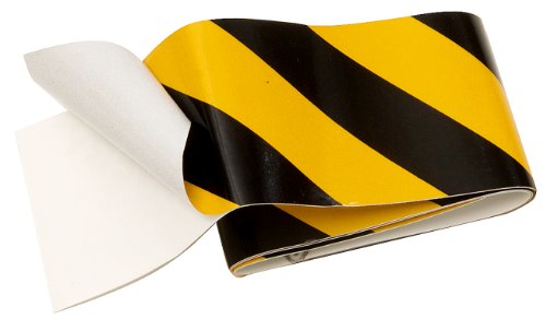 Hy-Ko 24 in. Rectangle Black/Yellow Reflective Safety Tape 5 pk
