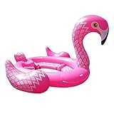 ★ DISEÑO ÚNICO DE FLAMINGO: El diseño de patrón único puede satisfacer al popular flamenco actual, y sus colores brillantes te hacen reconocible en la multitud de un vistazo. Este tubo de flamenco inflable sirve como un juguete para fiestas de natación y le permite divertirse en el verano.