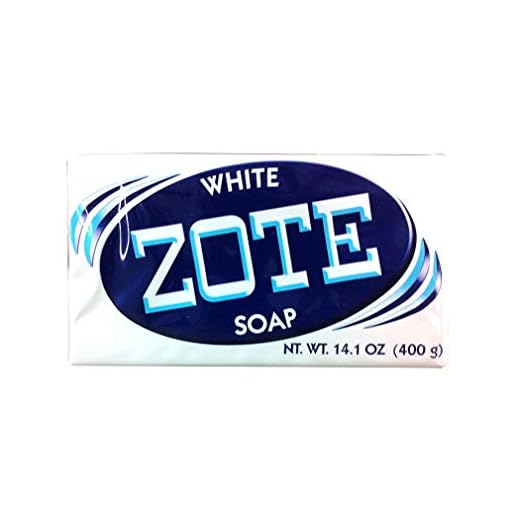 Zote White Laundry Bar Soap, Net WT 14.1 oz, (Pack of 4)