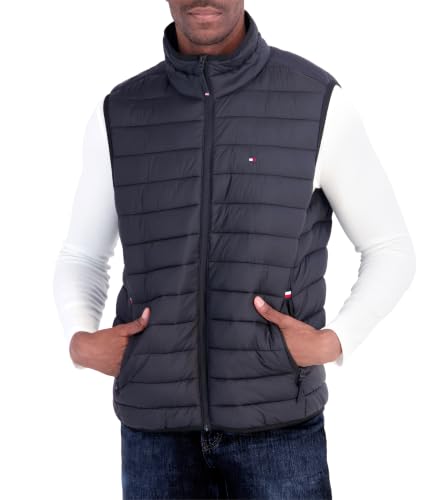 Image of Tommy Hilfiger Men's Lightweight Packable Water-resistant Puffer Vest