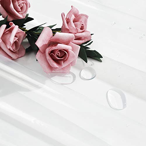 Eurcross Extra Long Shower Curtain Liner, Waterproof Clear Shower Liner 72 X 86Inches With 3 Bottom Magnets, Transparent #TOP3