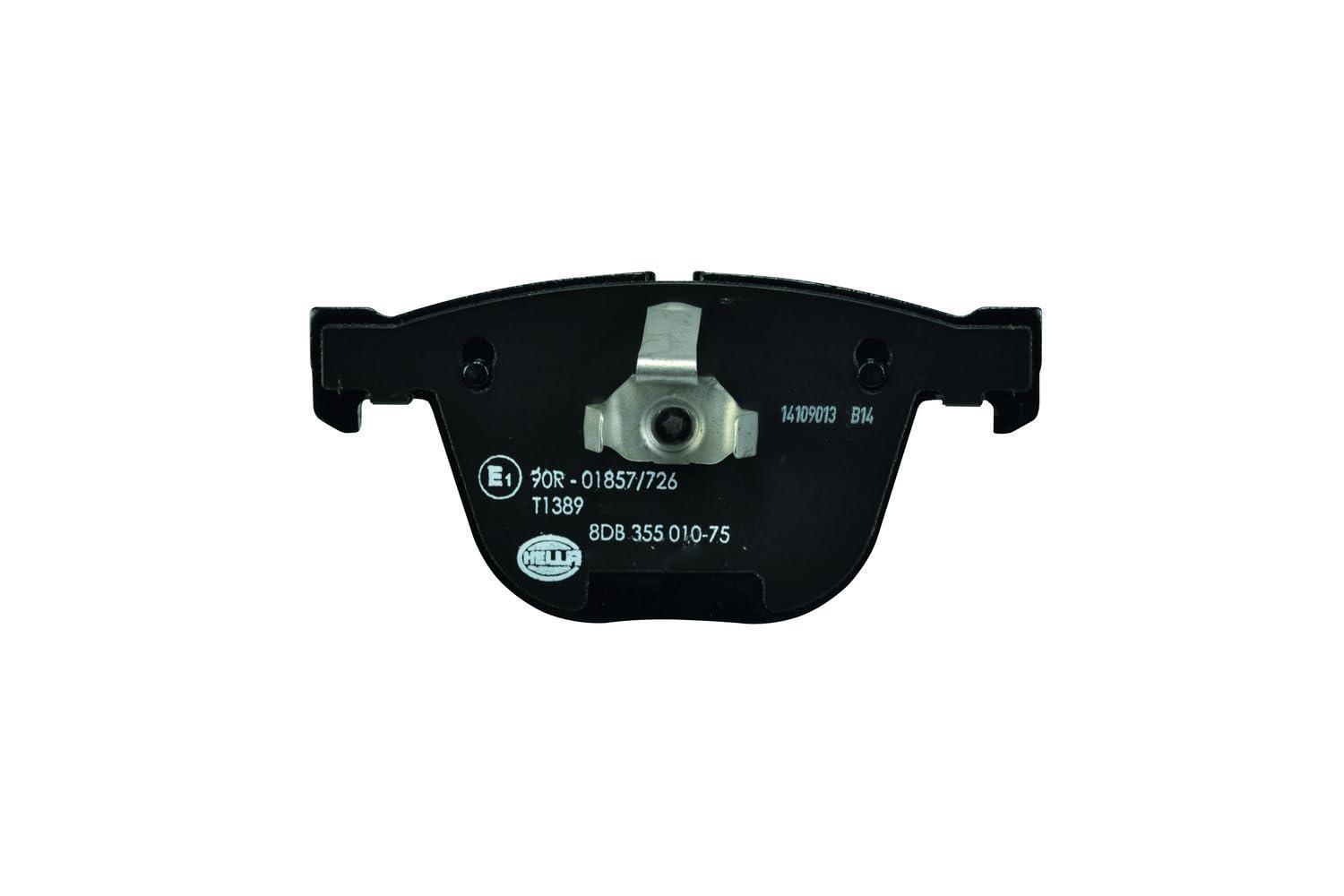 HELLA PAGID 8DB 355 010-751 Juego de pastillas de freno - T1389 - Espesor: 17.3mm - Sistema de frenos: Teves - preparado para indicador desgaste - por ej. BMW / ROLLS-ROYCE