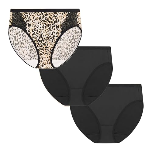 Playtex Slips (Lot de 3) Femme en coton stretch pour un confort quotidien optimal