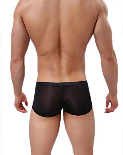 Men's Elephant Nose Boxer Underwear Ice Silk Boxer Briefs3