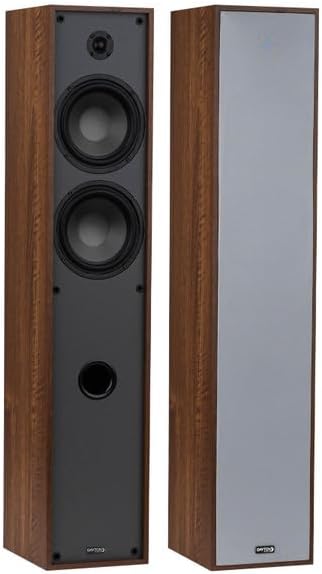 Dayton Audio Classic T65 Par de parlantes de torre de pie (madera)