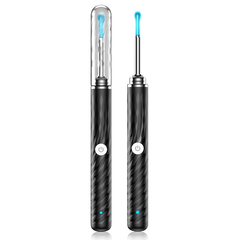 MeeGoo Smart Visual Ear Cleaner with HD WiFi 3.5mm Camera 6 LED Lights Multi-Axis Gyroscope IP67 Waterproof for iOS Android HarmonyOS