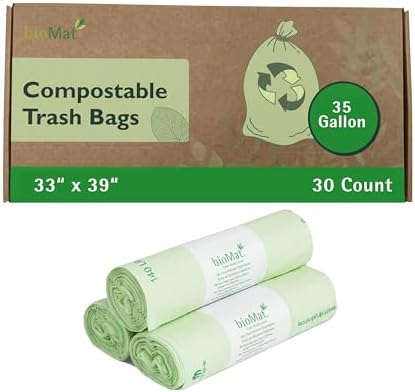 BIOMAT 35 Gallon Compostable...