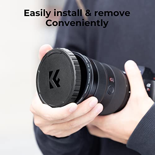 K&F CONCEPT 77mm Variable ND2-ND400 Filter+ Cap, Adjustable Neutral Density Lens Filter Multi Coated (Nano-K Series) - Image 4
