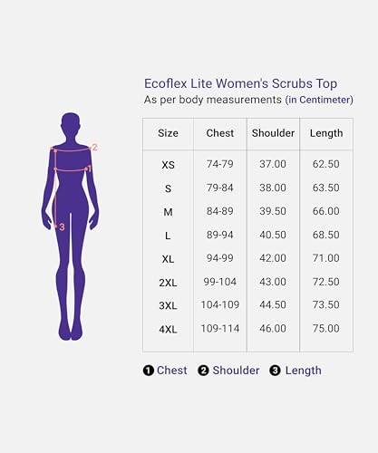Image of Knya Ecoflex Lite Scrub Suit for Women | 2 Way Stretch Fabric | Lightweight & Fade proof | V Neck Top & Bottom Set | 5 Pocket | Hospital Clinic & OT Wear | Scrubs for Female Doctors Nurses & Dentists