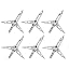 SL2-100Grain-Silvery-6Pcs