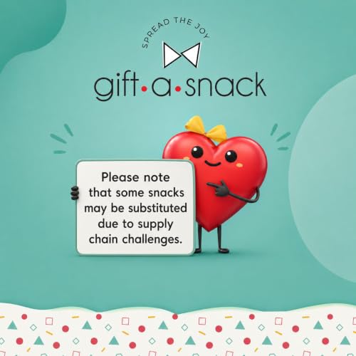 Image of Gift A Snack - Snack Box Candy Variety Pack Care Package + Greeting Card (Assortment) Graduation Birthday Sweet Treats Gift Basket, Office Food Assortments & Variety Gifts