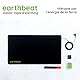 earthbeat Classic Erdungsmatte. Schweizer Adapter enthalten. Kostenloses Erdungstester-Kit. Natürliche Therapie für Schlafqualität, Wellness und Entzündungshemmung. Leitfähiges veganes Leder. 33×60 cm