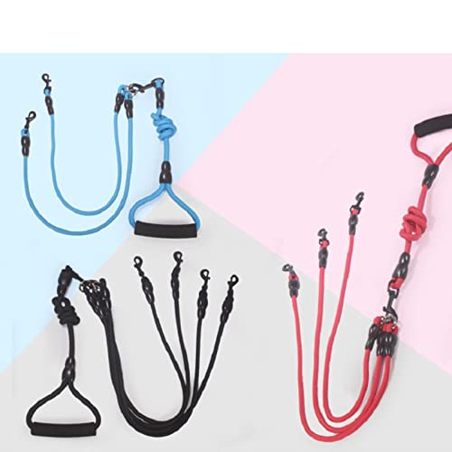 ZXDC Nylon Two Three Four Dogs Leash Detachable