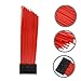OUNONA 4pcs Outdoor Sweeper Broom Head Red Industrial Broom for Heavy Duty Cleaning Head Adapter for Street