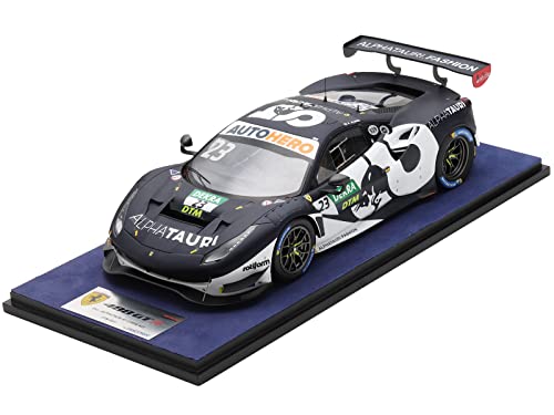 488 GT3 Evo #23 Alex Albon AlphaTauri AF Corse DTM (Deutsche Tourenwagen Masters) (2021) 1/18 Model Car by LookSmart LS18RC016