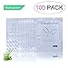100 Pairs Set,Under Eye Pads,Comfy and Cool Under Eye Patches Gel Pad for Eyelash Extensions Eye Mask Beauty Tool