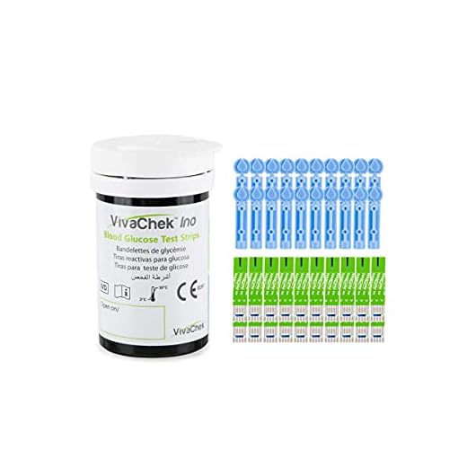 Medidor de glucosa en sangre tiras de prueba diabetes strips reactivas de 50 mg/dL para ES diabéticos para glucómetros VivaChek Ino e Ino X