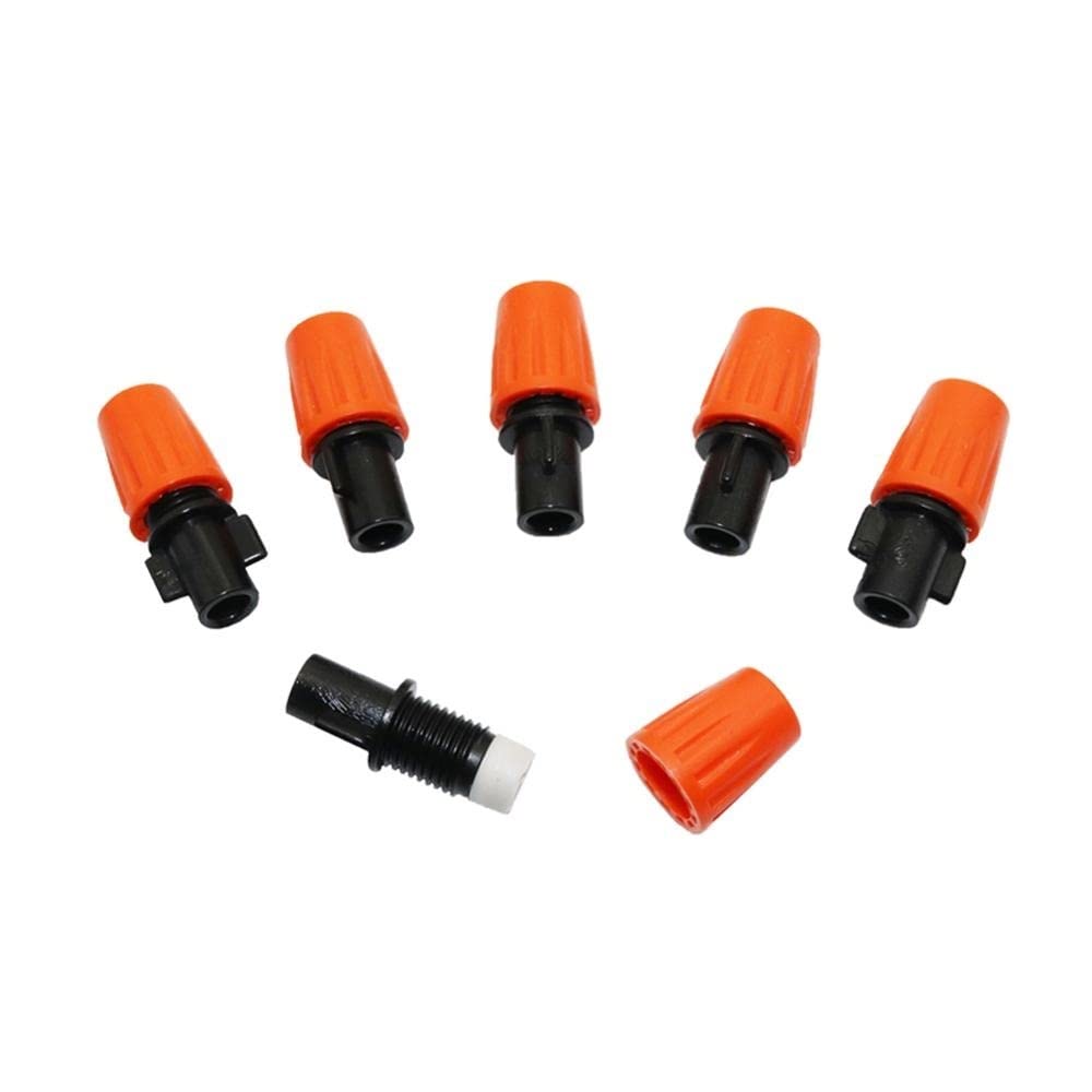 Pressure atomizing misting Sprayer, Langlebige Mehrwege-Zerstäubungsdüsen for den Garten, 360-Grad-Nebelsprinkler, Gartenbewässerung, Landwirtschaft, Bewässerungssprühdüse, 3er-Set(7 Way)