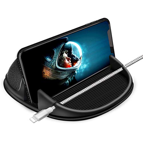 Phone Holder for Car, Besiva Car Phone Mount Silicone Phone Car Dashboard Car Pad Mat Various Dashboards, Anti-Slip Desk Phone Holder Compatible with iPhone, Android Smartphones, GPS